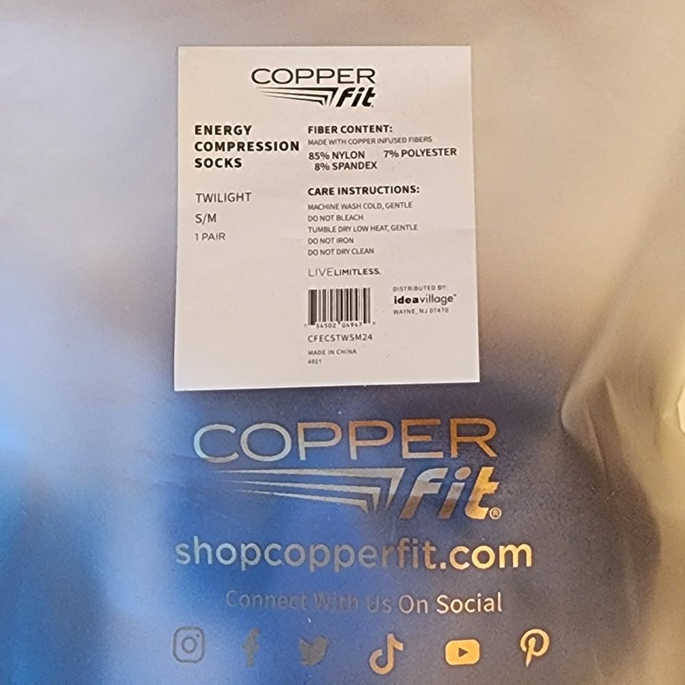 Copper Fit Energy Compression Socks - Picture 3 of 5